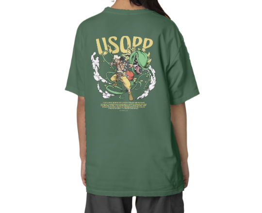 Unisex Oversized One Piece Usopp Graphic T-Shirt